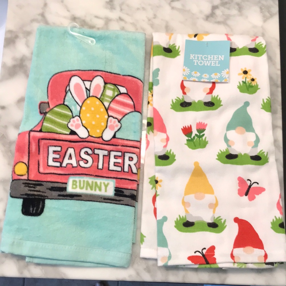 Spring /Easter kitchen towels